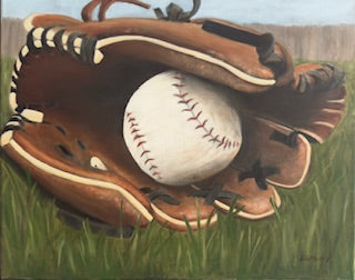 Alex's Glove by Beth D. Medley (oil)